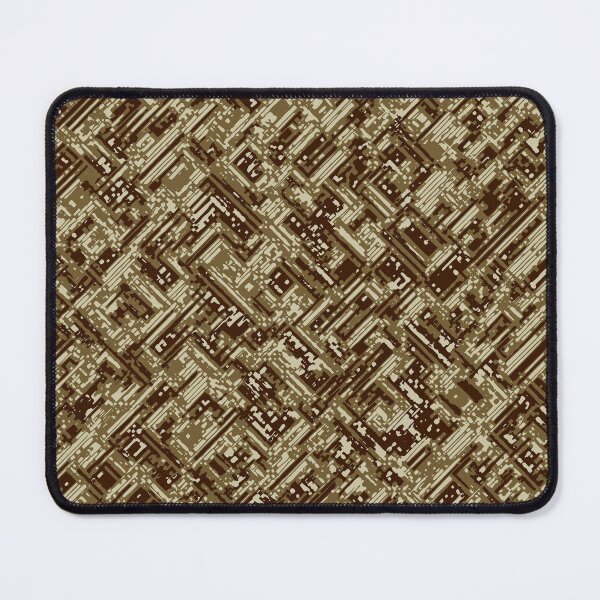 Item preview, Desert Camouflage Distorted Lines Patterns in Green, Brown and Sand designed and sold by ShopieHome.