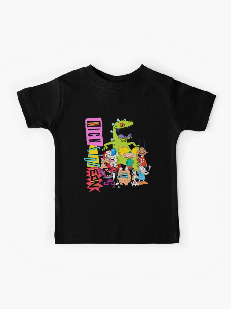 Nickelodeon Nostalgia Kids' T-Shirt - Black - 9-10 Years - Black