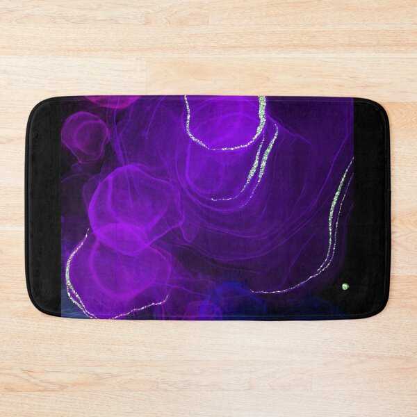 Item preview, Purple, blue, silver Abstract pattern designed and sold by Itzjustlife.