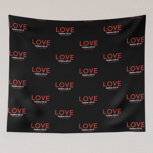 Item preview, The Fruit of The Spirit Love - Black and Red designed and sold by TheReporter1.