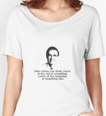Mr. Rogers Quote Women's Relaxed Fit T-Shirt