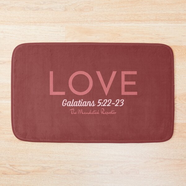 Item preview, The Fruit of The Spirit Love - Burgundy and Pink designed and sold by TheReporter1.