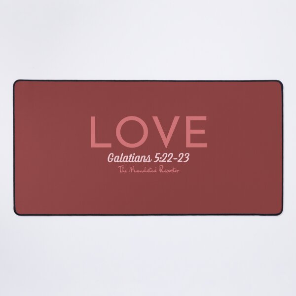 Item preview, The Fruit of The Spirit Love - Burgundy and Pink designed and sold by TheReporter1.
