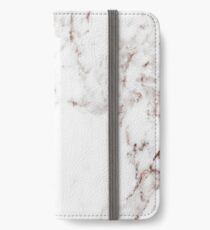 Rose gold vein marble iPhone Wallet/Case/Skin