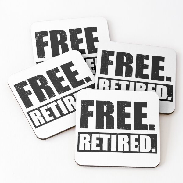 Artikelvorschau, Free Retired Lustiges Renten Ruhestand entworfen und verkauft von max-it-out.