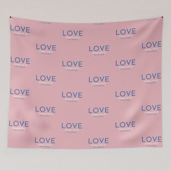 Item preview, The Fruit of The Spirit Love - Pink and Blue designed and sold by TheReporter1.