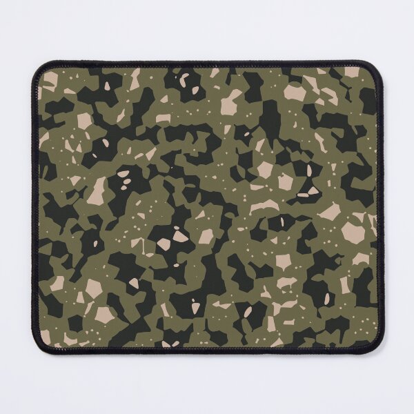 Item preview, Military Camouflage Stained Glass Patterns in Green, Beige and Black designed and sold by ShopieHome.