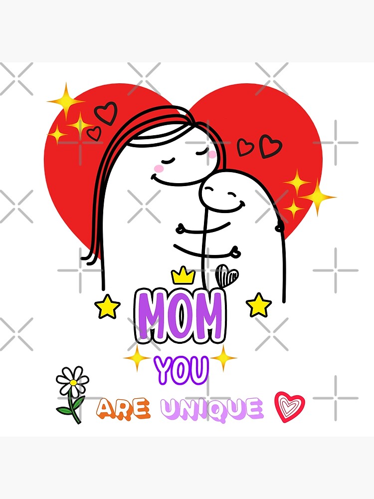 Flork Mom You Are Unique Poster For Sale By Utopiaxd Redbubble 