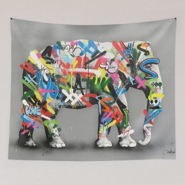 Item preview, Elephant - Martin Whatson - Urban Art  designed and sold by Teecha.