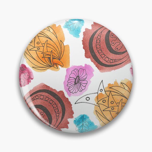 Item preview, Doodle painting, nature and watercolor, linart. designed and sold by Lenchikdesign.