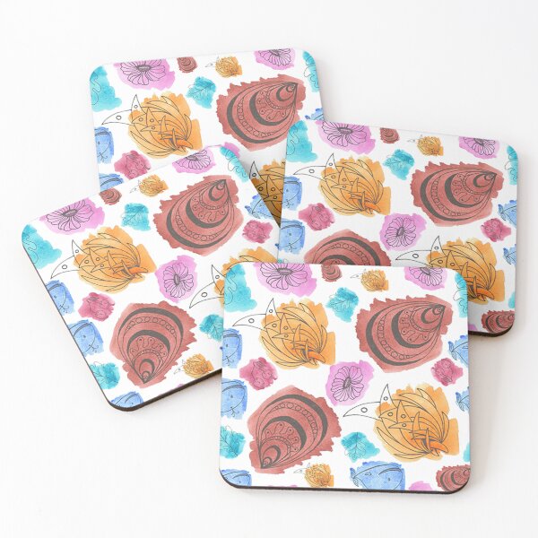 Item preview, Doodle painting, nature and watercolor, linart. designed and sold by Lenchikdesign.