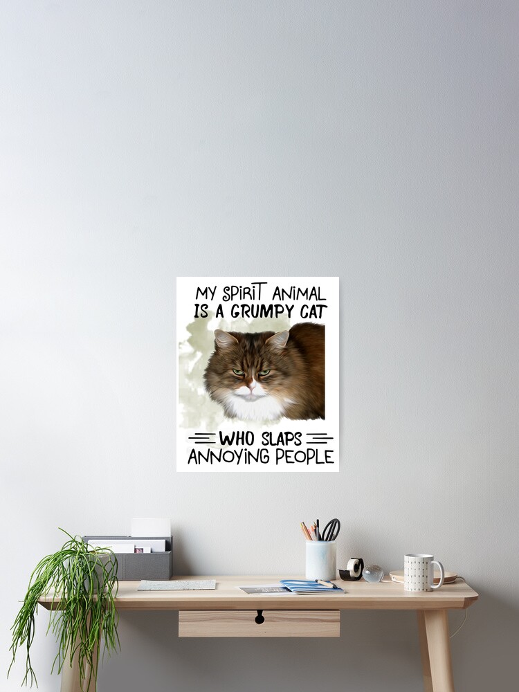 My Spirit Animal Is A Cat Animal Quotes Gifts My Spirit Animal Is A Cat Animal Quotes Gifts