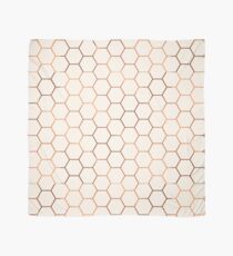 Rose gold copper honeycomb Scarf