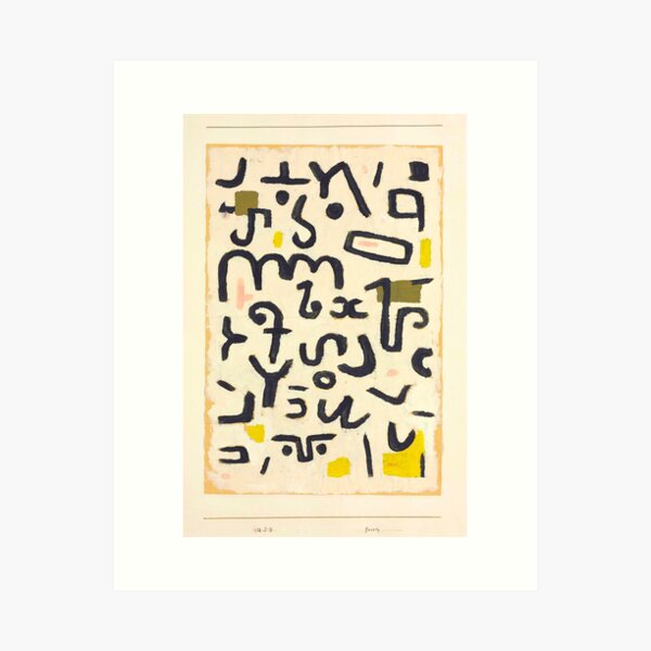 Artikel-Vorschau von Gesetz Law By Paul Klee 1938, designt und verkauft von gologodesigns.