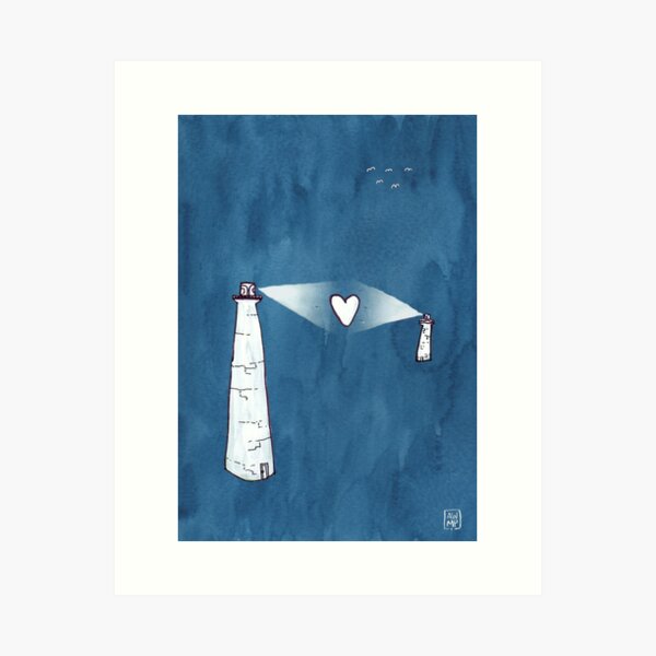 Long-Distance Love Art Print