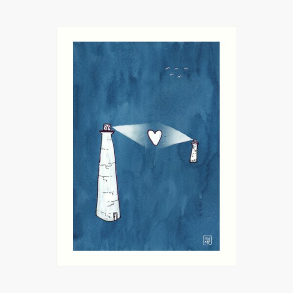 Long-Distance Love Art Print