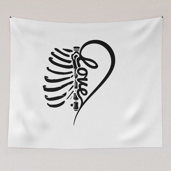 Item preview, Skeleton Rib Cage Heart Xray Halloween Easy Costume designed and sold by Fislux.