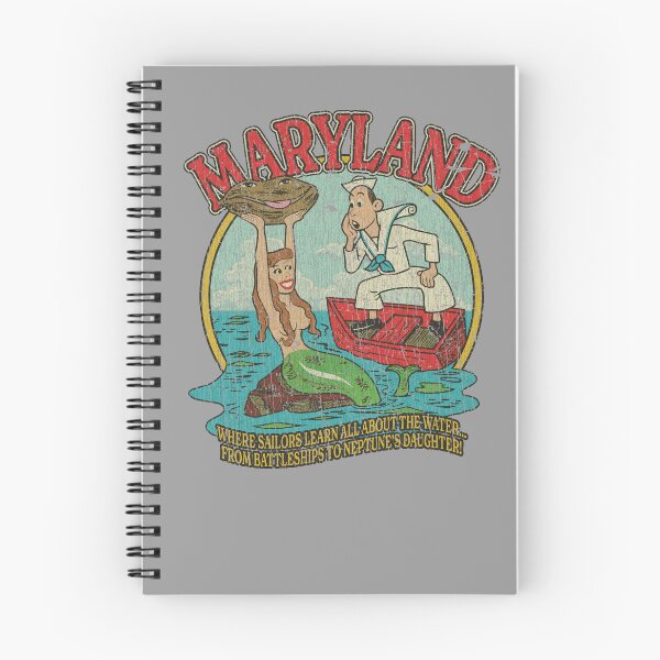 Item preview, Maryland - Where Sailors Learn All About The Water 1961 designed and sold by AstroZombie6669.