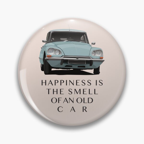 Item preview, Happiness is the smell of an old car - D S designed and sold by knappidesign.