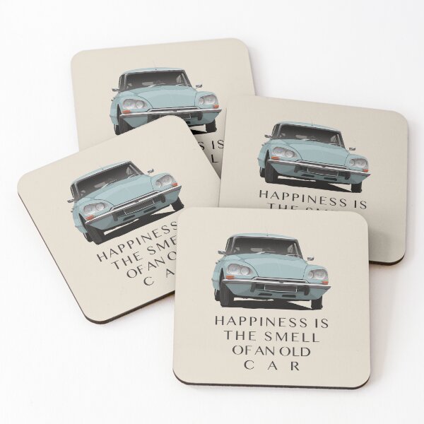 Item preview, Happiness is the smell of an old car - D S designed and sold by knappidesign.