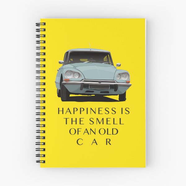 Aperçu de l'œuvre Le bonheur est l'odeur d'une vieille voiture - D S créée et vendue par knappidesign.