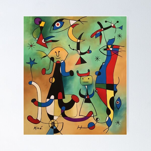 Aperçu de l'œuvre Miro Coloré créée et vendue par georgesho26.