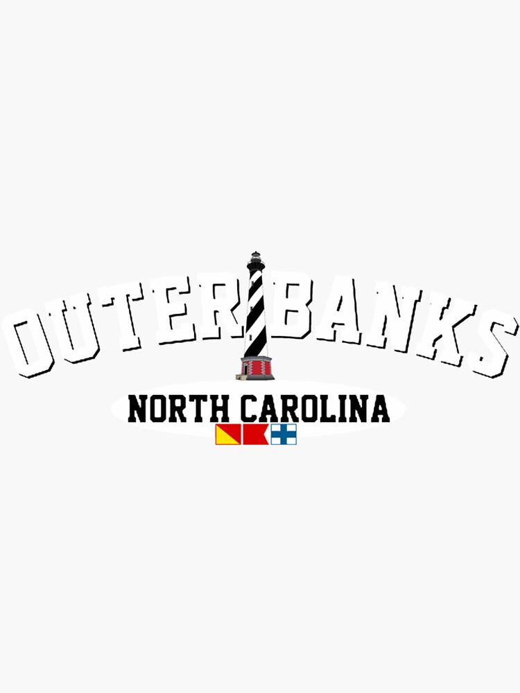 "Outer Banks North Carolina" Sticker for Sale by SopikSecki Redbubble
