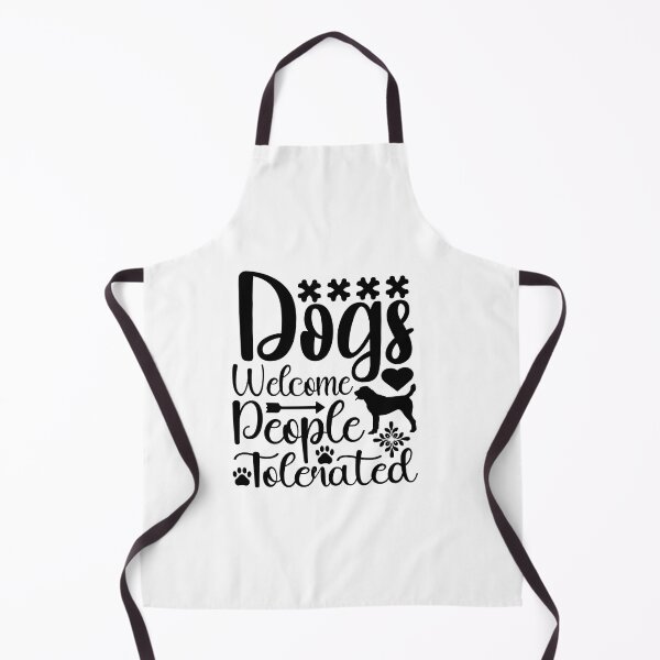 Item preview, dogs welcome people talenated designed and sold by Fislux.