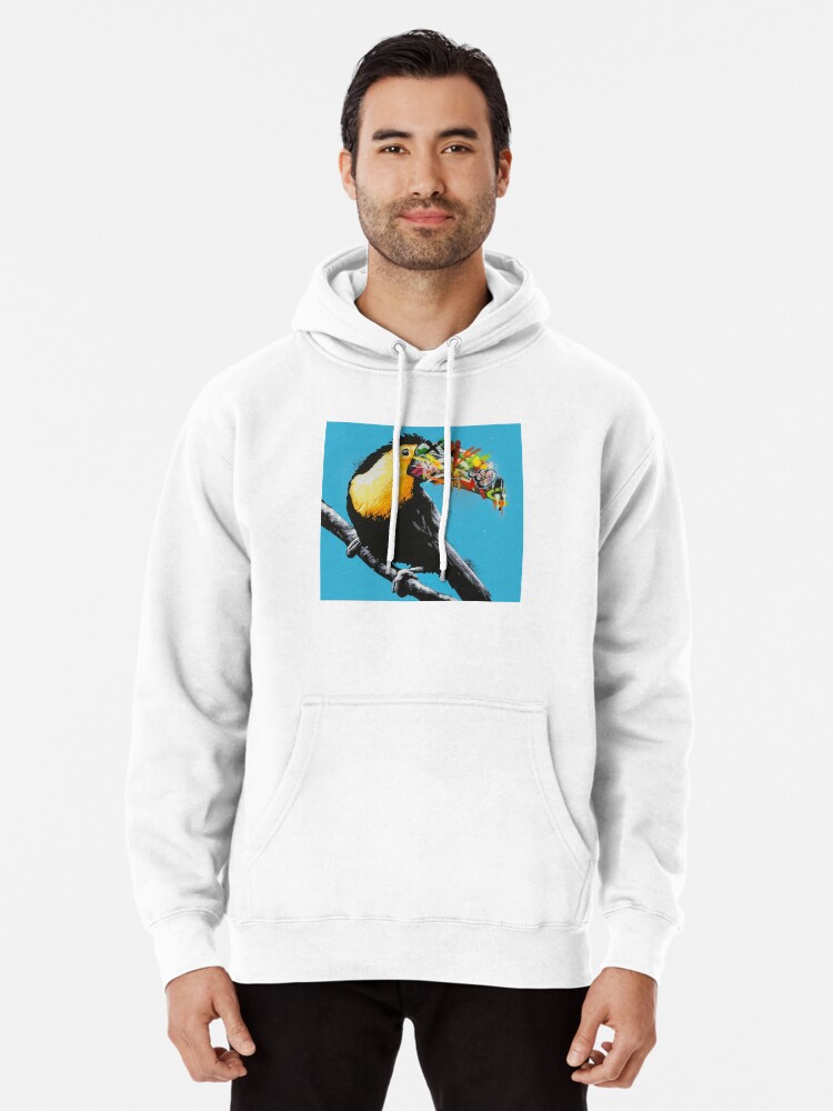 Thumbnail 1 of 5, Pullover Hoodie, Toucan - Martin Whatson designed and sold by Teecha.