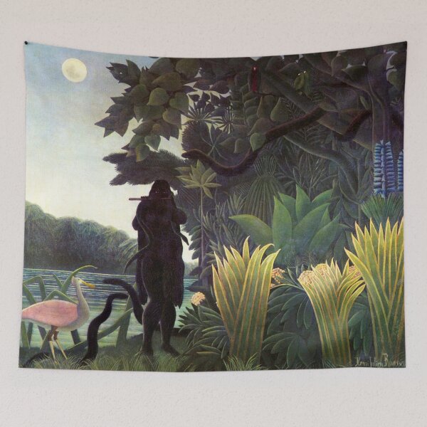 Item preview, Henri Rousseau's famous painting of The Snake Charmer from 1907 designed and sold by fivo.