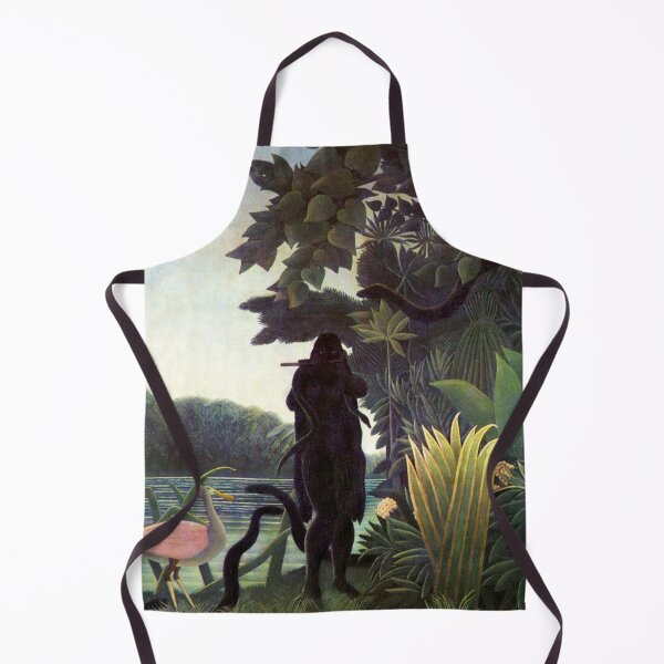 Item preview, Henri Rousseau's famous painting of The Snake Charmer from 1907 designed and sold by The Happy Plot.