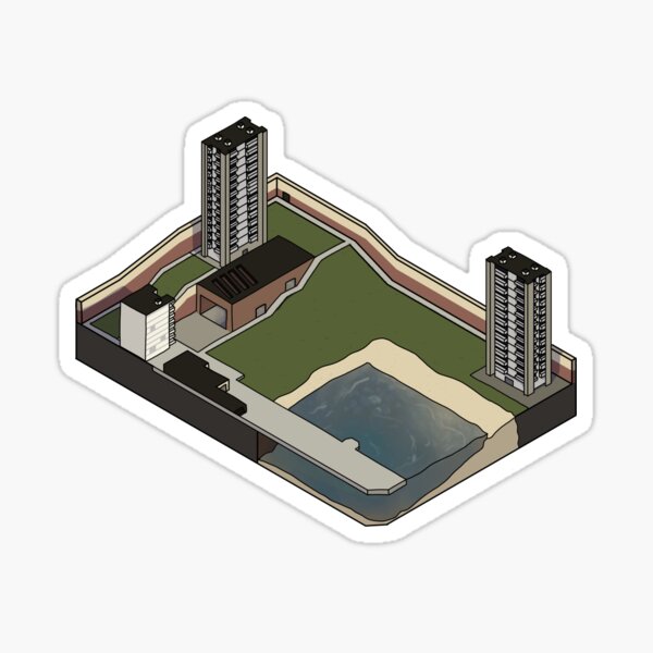 gm_construct isometric Sticker