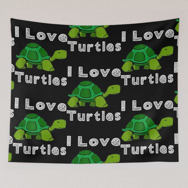 Item preview, I Love Turtles Tortoise Reptile Zoo Sea Turtle Ocean Gift designed and sold by Alfonzo Kohler.