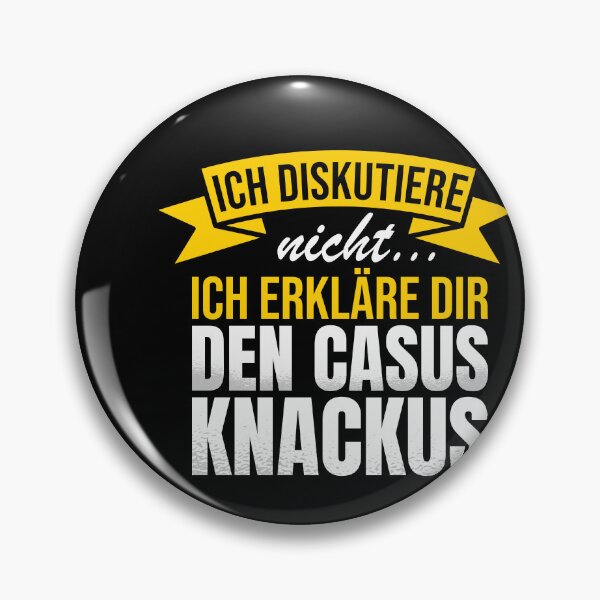 Item preview, I Don't Discuss, I Call The Casus Knackus Sticking Point, Word Joke designed and sold by Kaaimaan.