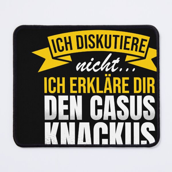 Item preview, I Don't Discuss, I Call The Casus Knackus Sticking Point, Word Joke designed and sold by Kaaimaan.