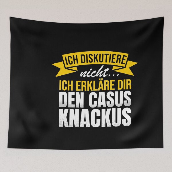 Item preview, I Don't Discuss, I Call The Casus Knackus Sticking Point, Word Joke designed and sold by Kaaimaan.