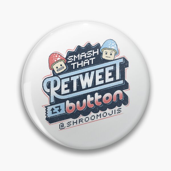 Item preview, Shroomojis – Smash That Retweet Button designed and sold by SMITHOS293.