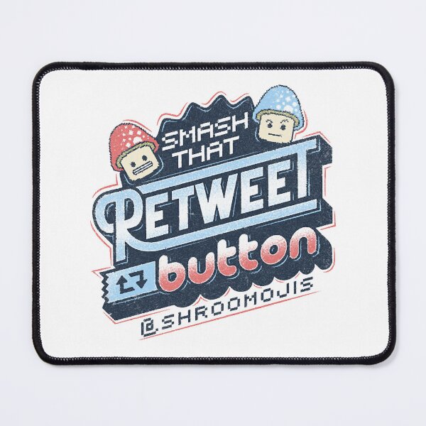 Item preview, Shroomojis – Smash That Retweet Button designed and sold by SMITHOS293.