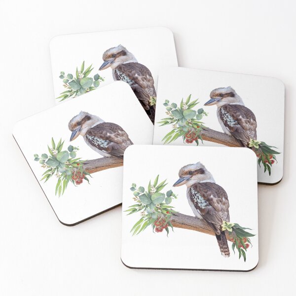 Item preview, Kookaburra in a gum tree designed and sold by PricklyEchidna.