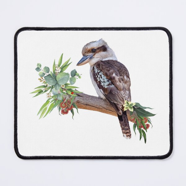 Item preview, Kookaburra in a gum tree designed and sold by PricklyEchidna.