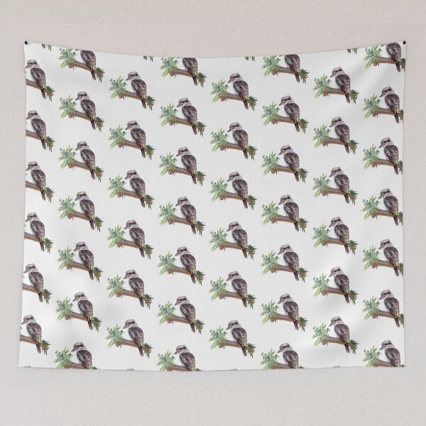 Item preview, Kookaburra in a gum tree designed and sold by PricklyEchidna.