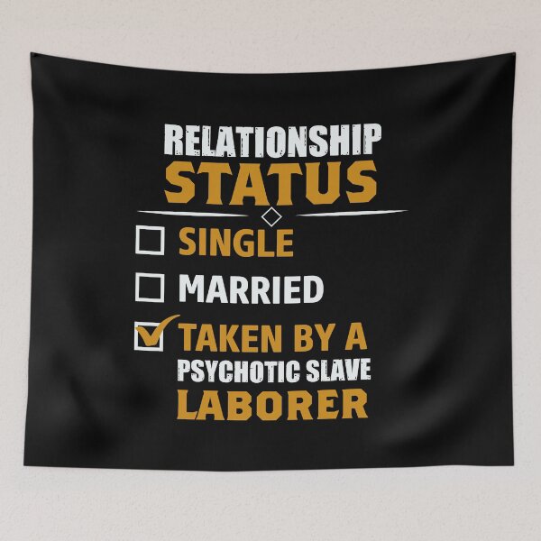 Item preview, relationship status single married taken by a psychotic slave laborer designed and sold by Fislux.