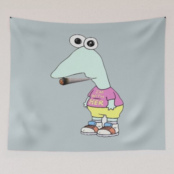 Item preview, Smiling Friends - Smormu Smoking Weed        designed and sold by LoganLord.