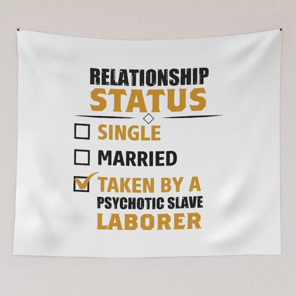 Item preview, relationship status single married taken by a psychotic slave laborer designed and sold by Fislux.