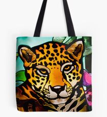 Leaded Leopard Tote Bag