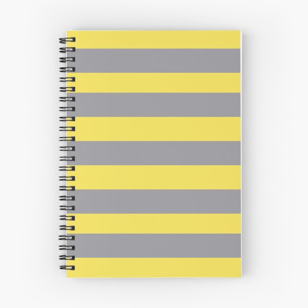 Item preview, Ultimate Gray and Illuminating Yellow in Horizontal Stripes designed and sold by NECHSTORE.