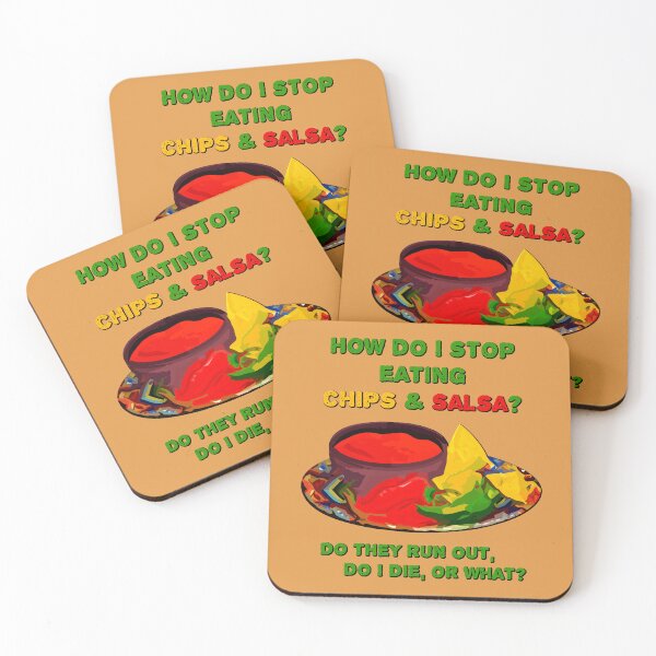 Item preview, How do I stop eating chips & salsa ... designed and sold by SolidEarthArt.