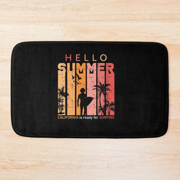 Item preview, hello summer california is ready for surfing designed and sold by Fislux.