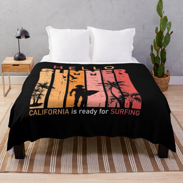 Item preview, hello summer california is ready for surfing designed and sold by Fislux.