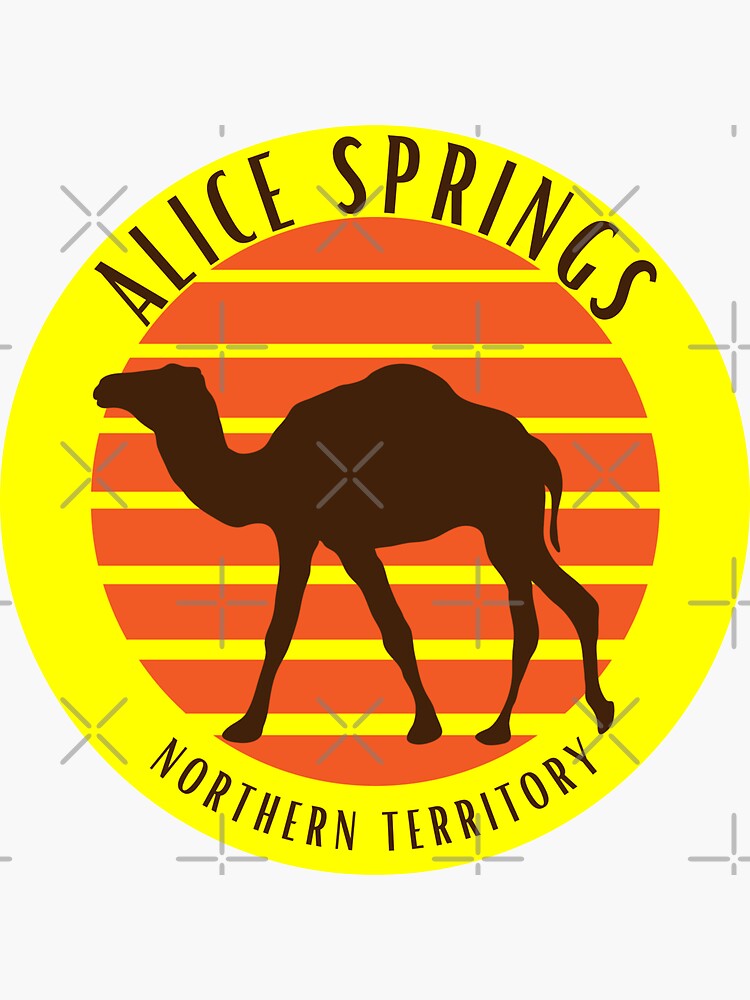 Thumbnail 3 of 3, Sticker, Alice Springs 1 designed and sold by BaronPhil.